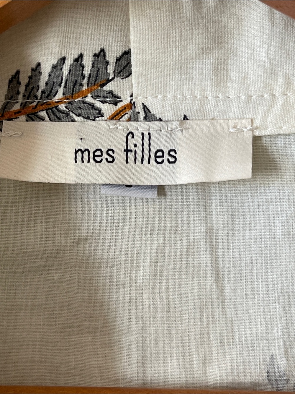 Mes Filles Sadie Caftan Boho Dress Botanical print - Picture 6 of 12